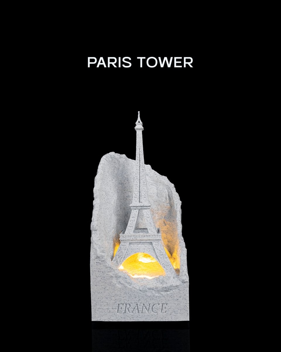 Paris Tower - Architectuur decoratiemodel - Landmark interieurdecoratie - woonaccessoire, beeldje, display model, bureau decoratie
