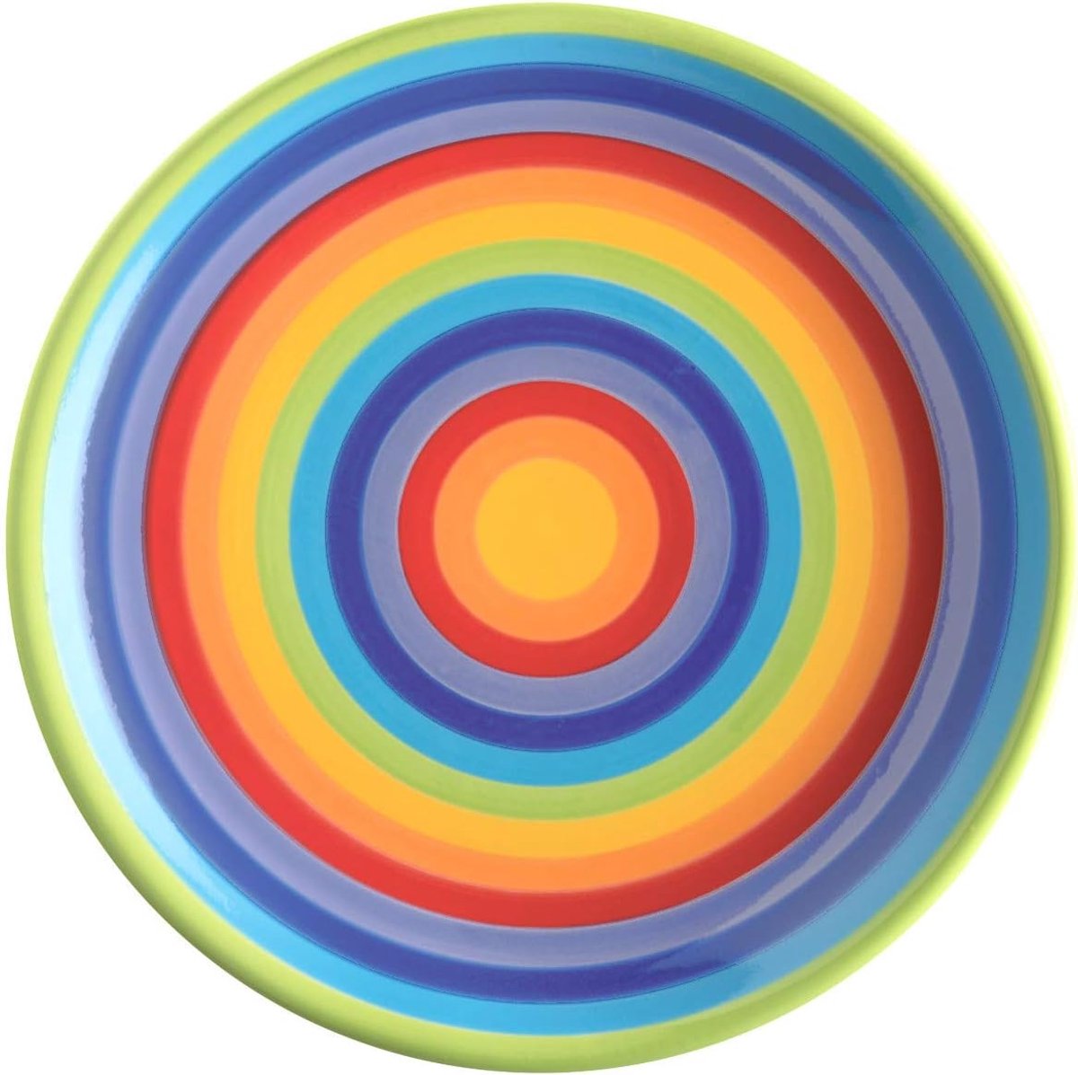 Rainbow Stripe Keramiek 26 cm Dinner Plate