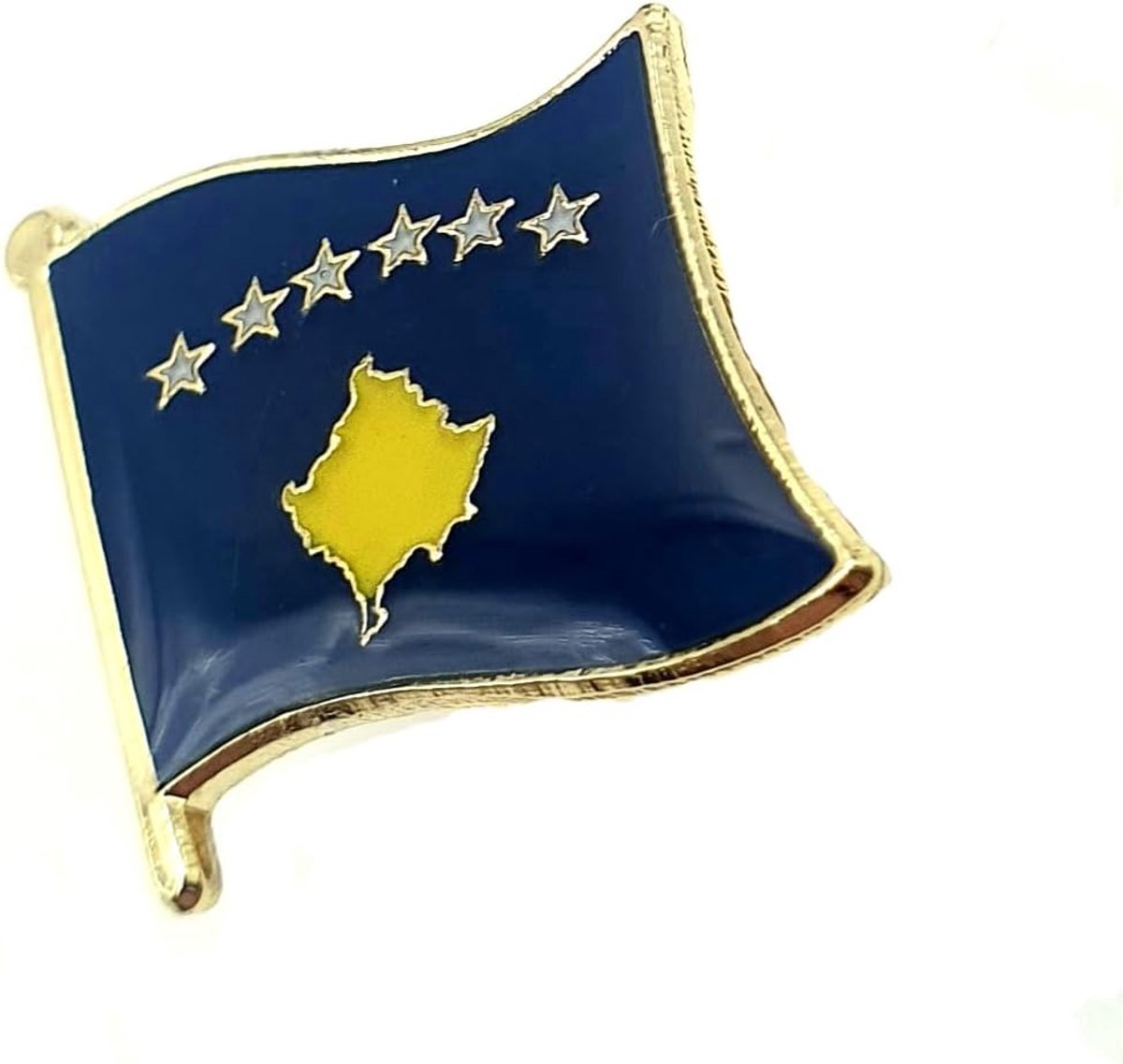 Metalen Land Vlag Pin Badge, Metaal