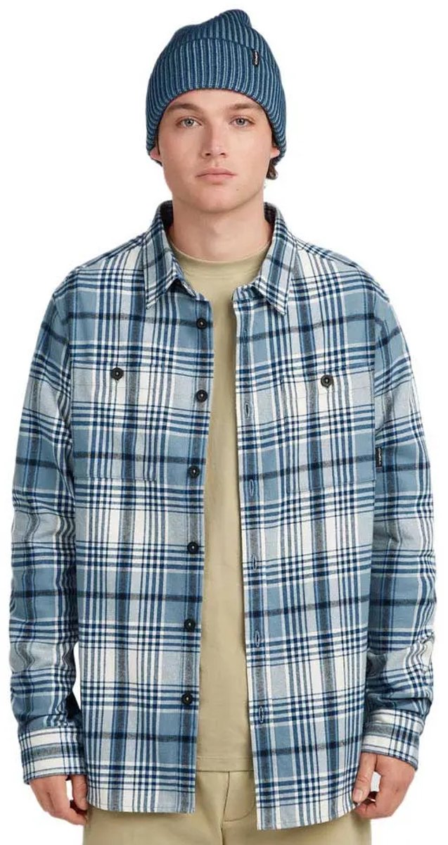 O´neill Must-have Flannel Overhemd Met Lange Mouwen L Man Blauw