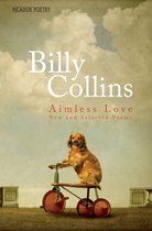 Couverture de livre avec un chien brun sur un tricycle, intitulé 'Aimless Love'.