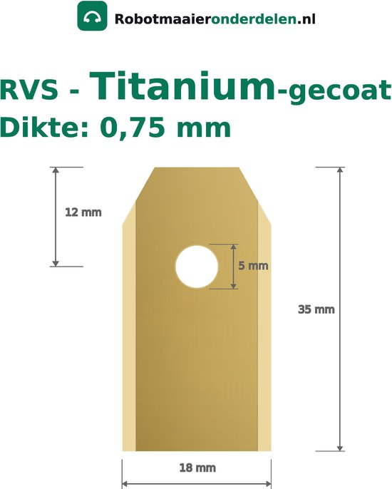 Robotmaaier Mesjes Titanium – 30 stuks + Threadlocker Borgschroeven – Geschikt voor Husqvarna Automower & Gardena – Roestvrij RVS — afbeelding 2