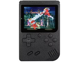 Draagbare Retro Spelcomputer – 400 Ingebouwde Games – Handheld Game Console – Zwart