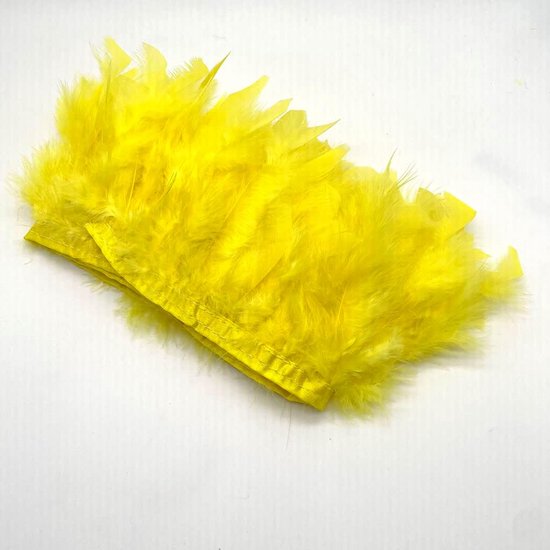 Turkije veren franje trim voor feestkleding DIY naaien ambachten decoratie Pack van 2 Yards (geel) — afbeelding 4