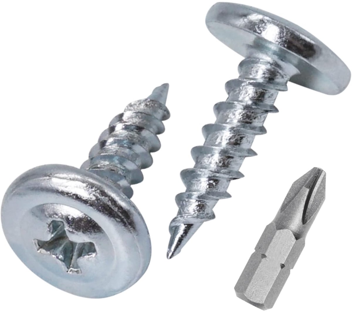 Verpakking van 250 stuks) verzinkt staal 4,5 x 16 mm houten schroeven, metalen schroeven, gemodificeerde truss hoofd, zelftappend (250, 4,5 x 16 mm)