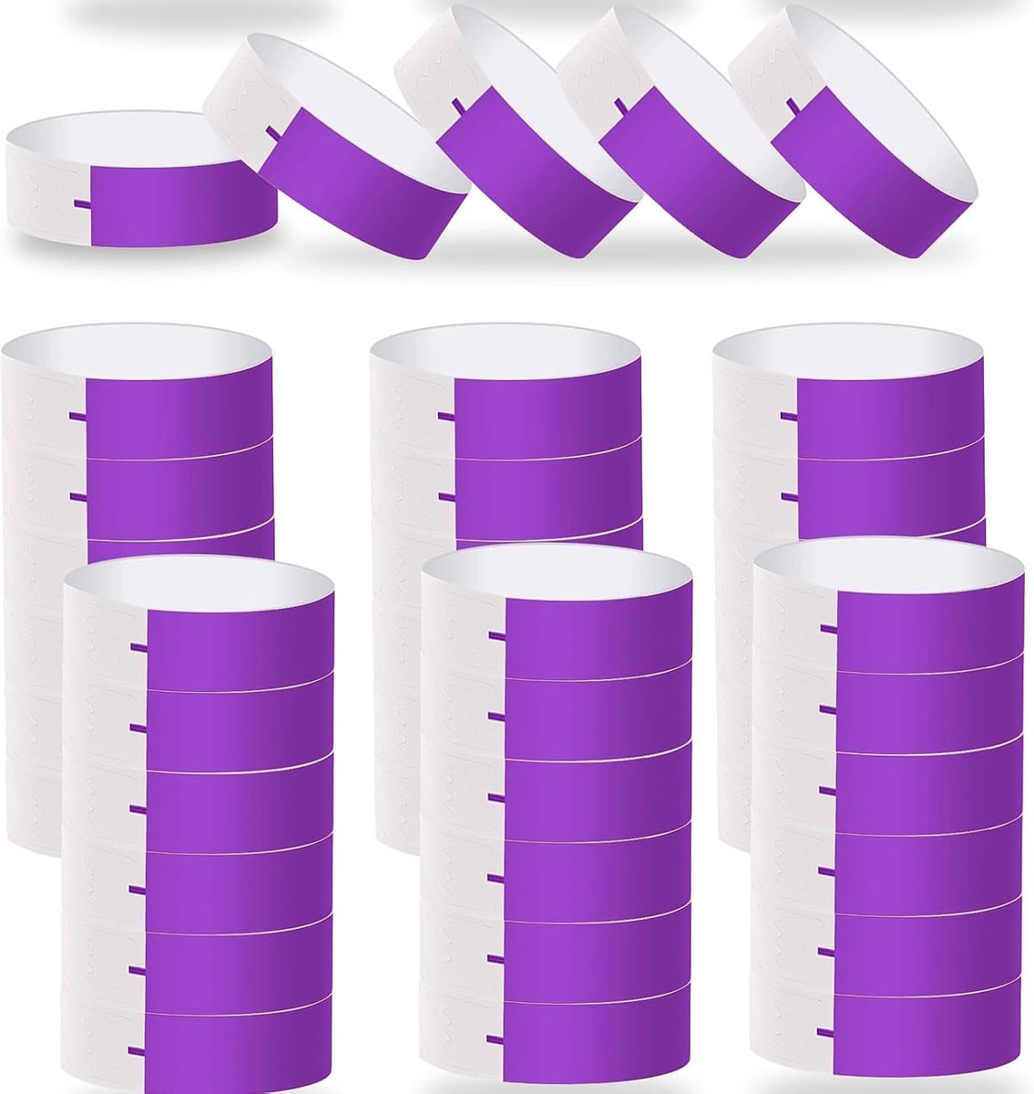 700 stuks toegangsbanden, paars, waterdicht, feestarmbanden, festivalarmbanden voor controle en veiligheid, evenementen en evenementen voor evenementen, feesten, waterpark