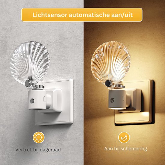 ZRNS® Stopcontact Lampje - Stekkerlamp Instelbare Helderheid - Stekker Lamp - Met Schemeringssensor van Zrns — afbeelding 5