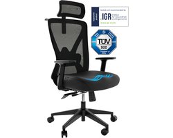 Backerz Mesh Ergonomische Bureaustoel - Bureaustoelen voor Volwassenen tot 150kg - Office Chair NEN-EN1335 - Gamestoel
