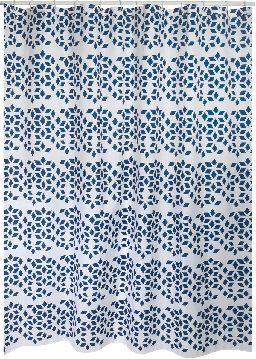 MSV Douchegordijn - Waterdicht en Antibacterieel Douchegordijn van 100% Polyester - Schimmelwerend met Oeko-Tex Certificering