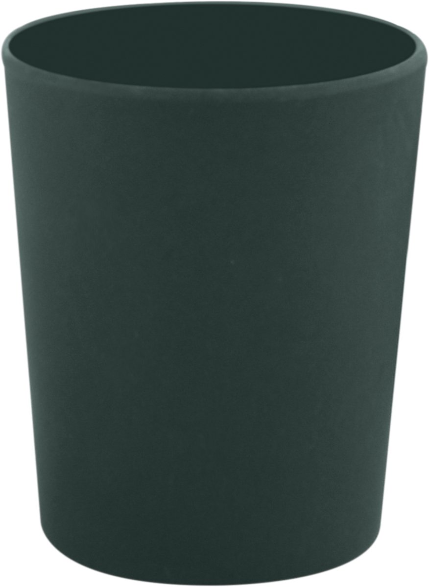 Spirella TAKEO Tandenborstelhouder Groen – Tumbler Badkamer Beker voor Tandenborstel en Tandpasta – 7,4 x 9,2 cm