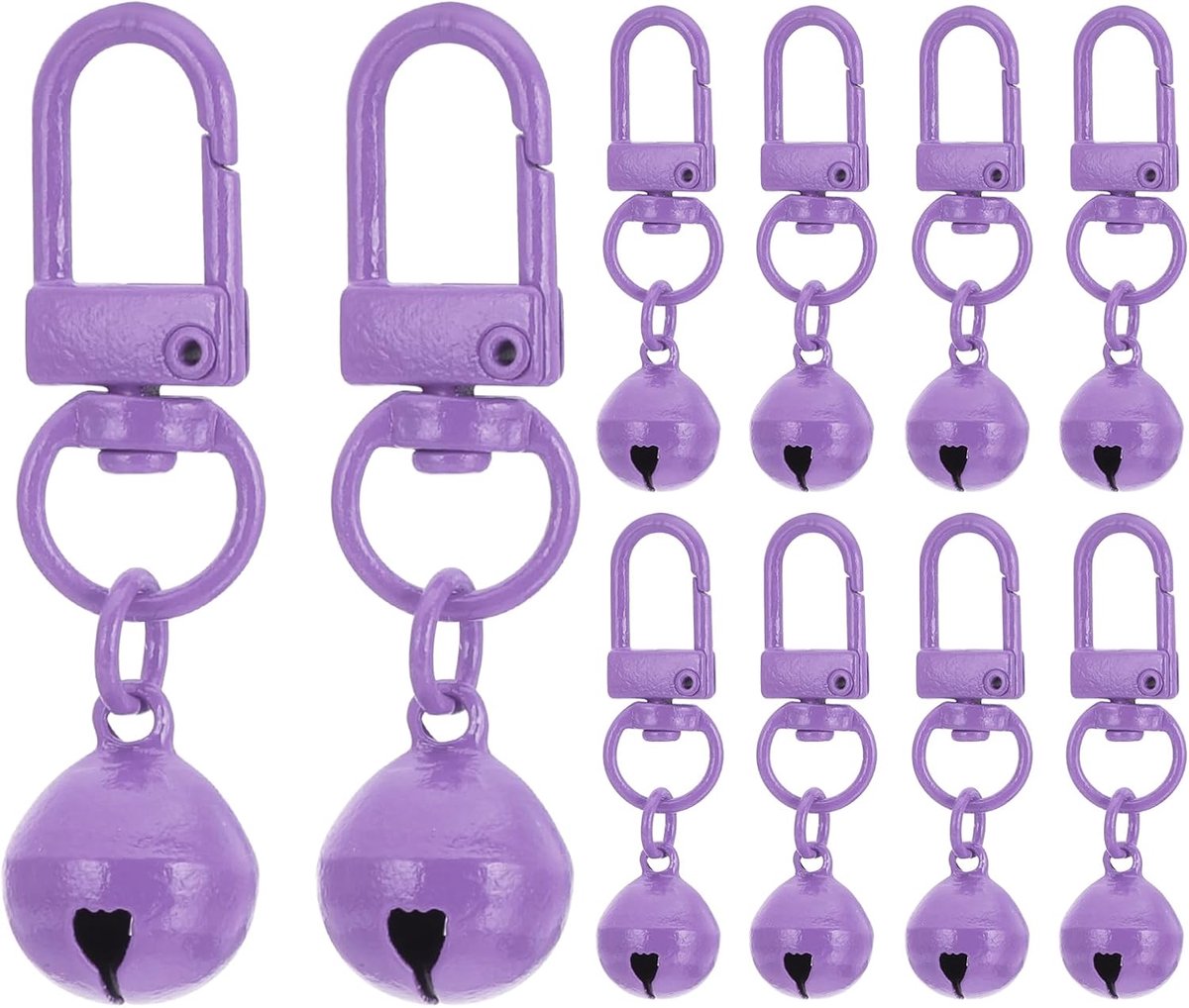 10 stuks hondenbel, kattenbel, hondenhalsband, kleine huisdierklokken, sleutelhanger, schattige bulk, luide jingle voor hondenhalsband, bedelhanger, ketting, accessoires, doe-het-zelf