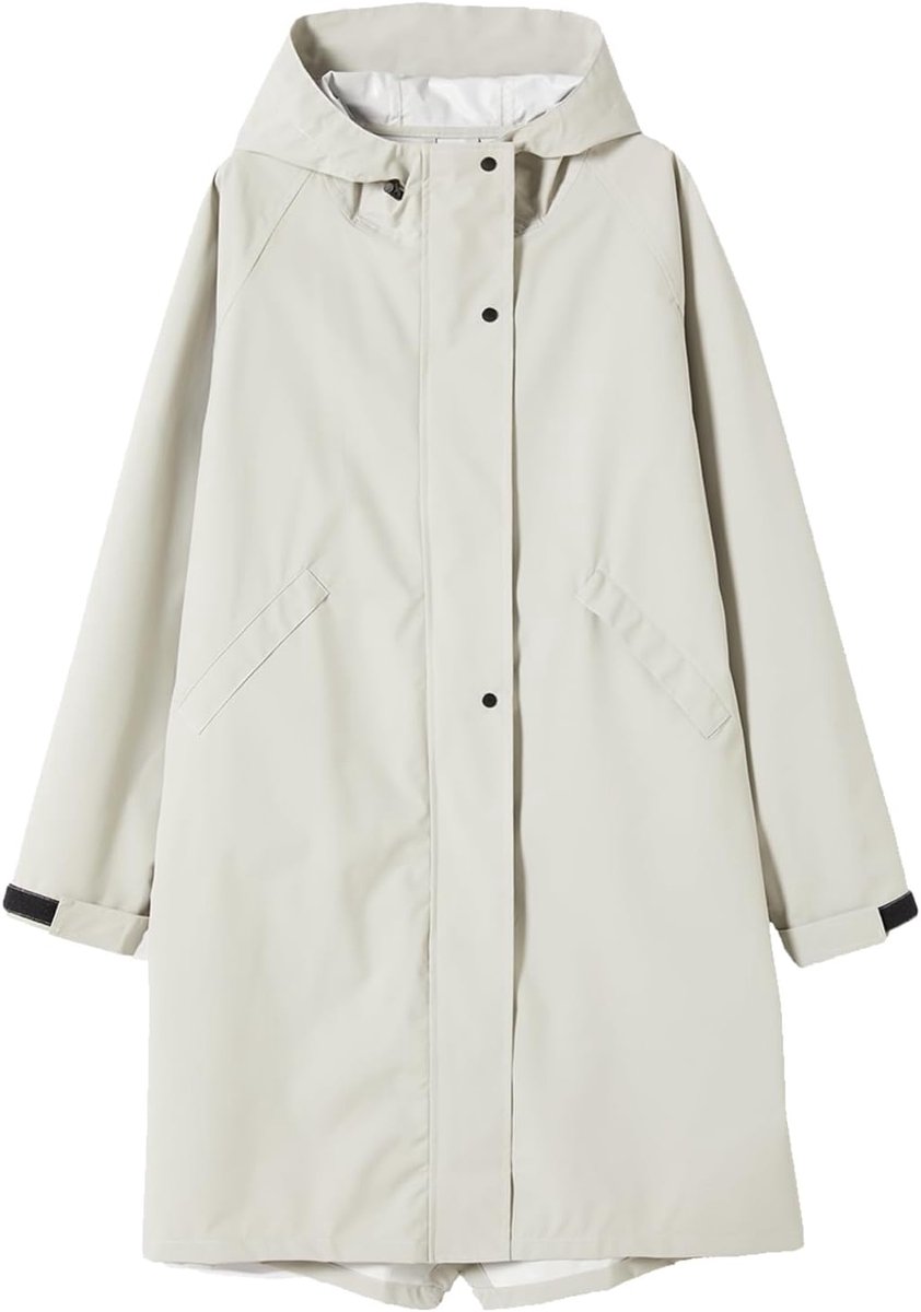 Regenjassen voor dames, waterdicht, licht, waterdicht, lang, waterdicht, met capuchon, windbreaker, outdoor, windbreaker, opvouwbaar, reizen, trenchcoat