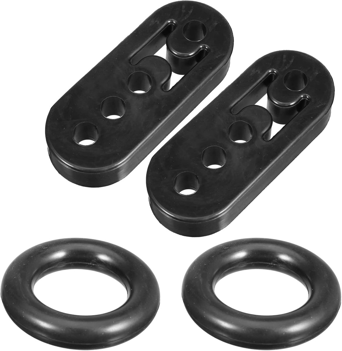 ABSOPRO Universele Auto 4 Gaten Demper Ophanging en 60mm O-Ring 4 stuks