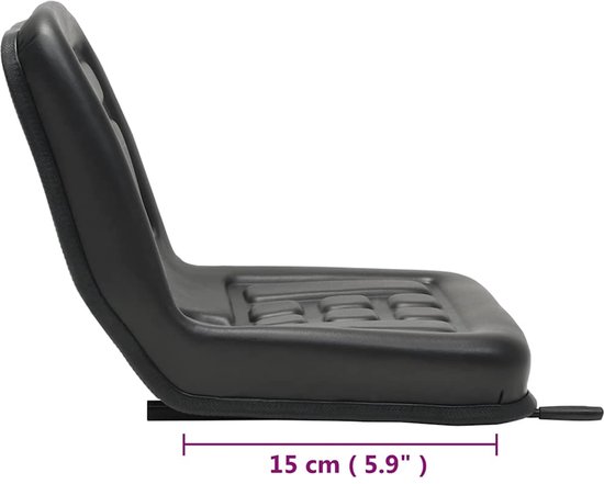 vidaXL - Tractorstoel - universeel - zwart van VidaXL — afbeelding 4