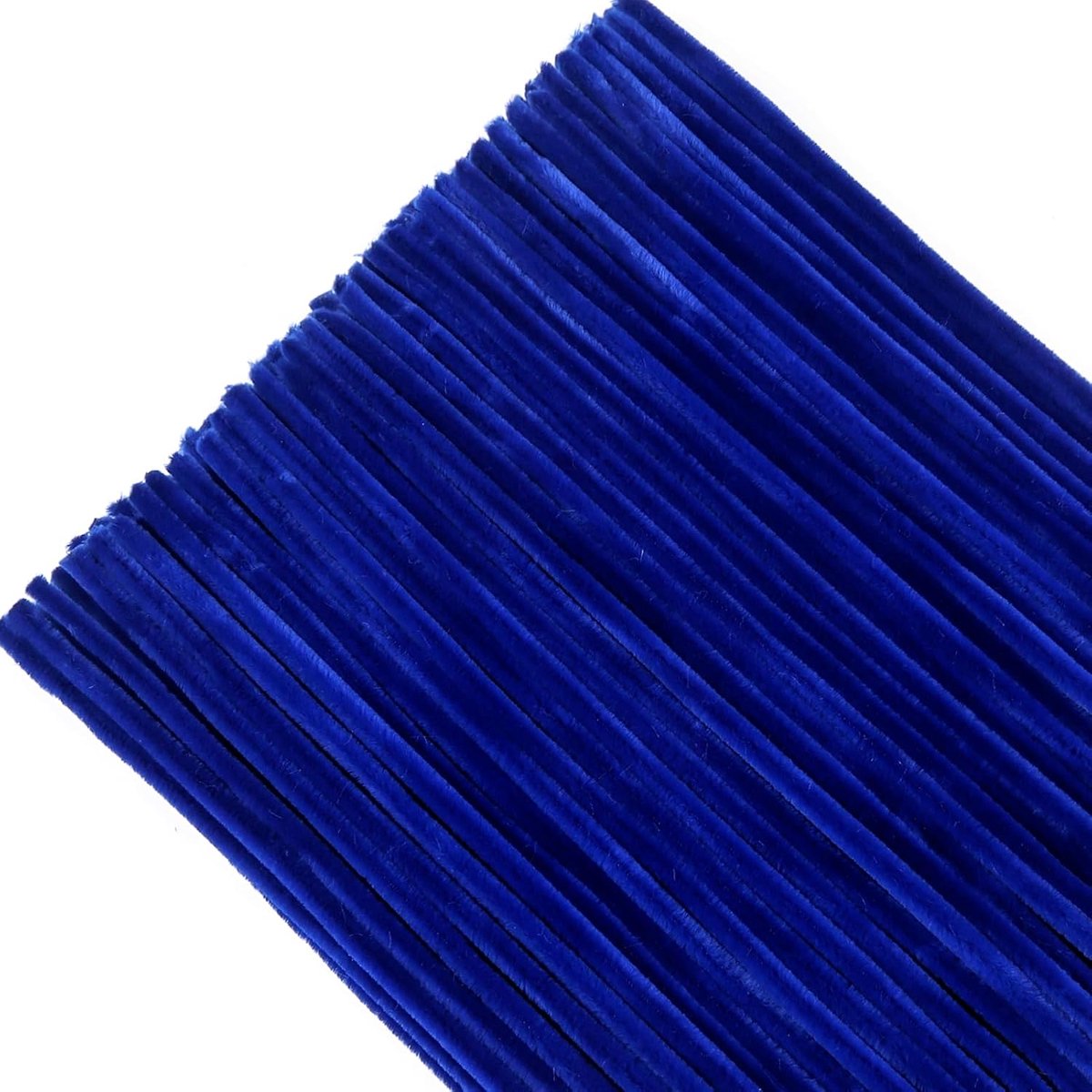 Chenilledraad, 200 stuks, pijpen, chenilledraad, donkerblauw, creatieve vrijetijdsset, 6 mm x 300 mm, voor boeketten, decoratie, handwerk