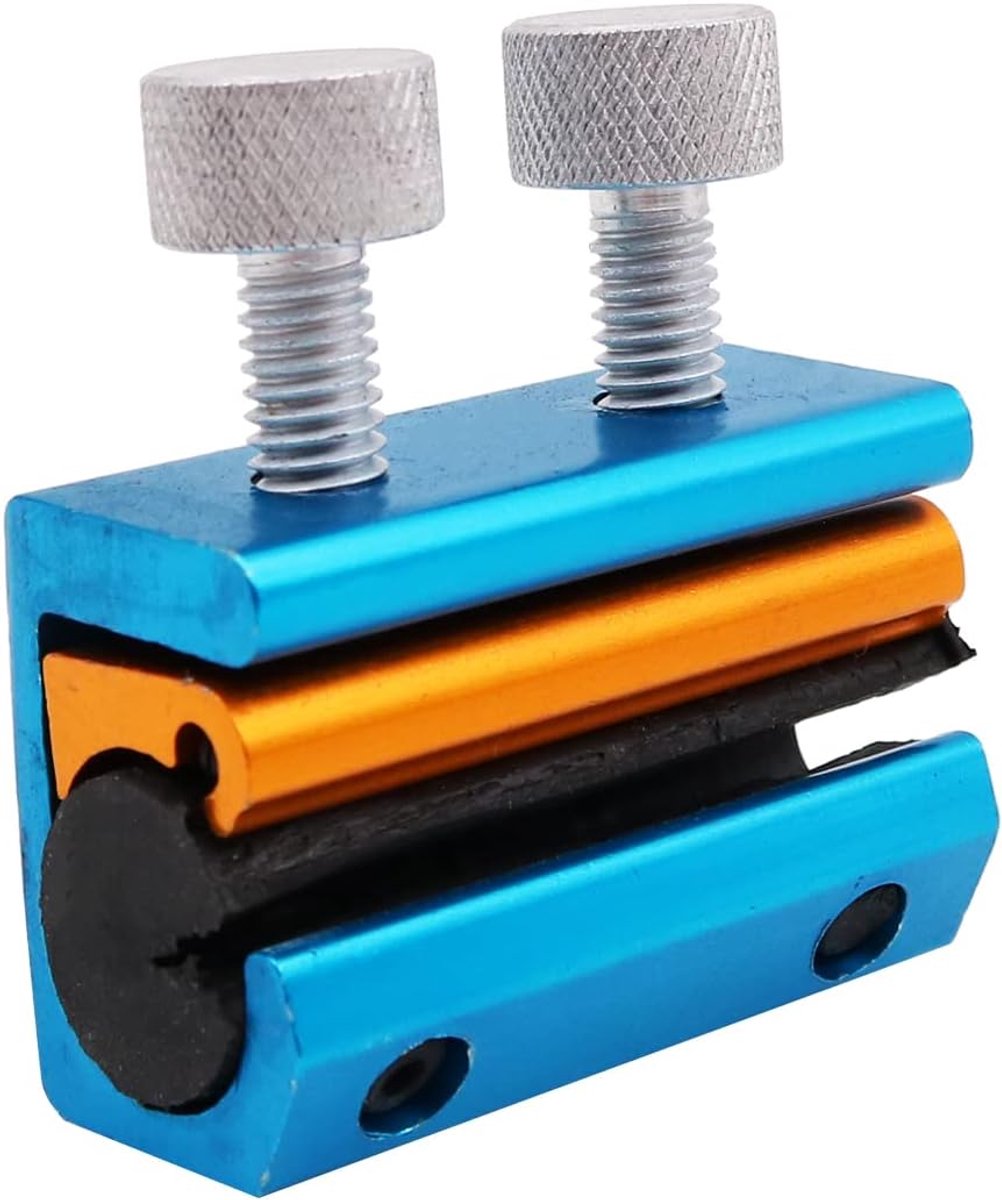 Kabel Smeerolietoestel Smeergereedschap Universele Twin-klem Smeerolietoestel voor Motorfiets Scooter Fiets - Gouden Blauw