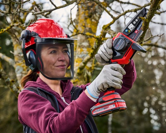 Einhell Professional Accu Mini Kettingzaag GP-PS 18/20 Li BL Solo + Einhell Accu Snoeischaar GE-LS 18 Li Solo - Power X-Change - 18 V/Li-ion - Incl opbergtas - Excl. accu en lader — afbeelding 2