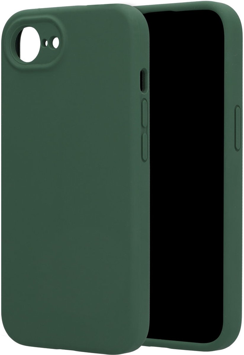 Mobiparts Hoesje geschikt voor Apple iPhone 17e Siliconen Telefoonhoesje | Mobiparts Backcover | iPhone 17e Case | Back Cover - Forest Green | Groen