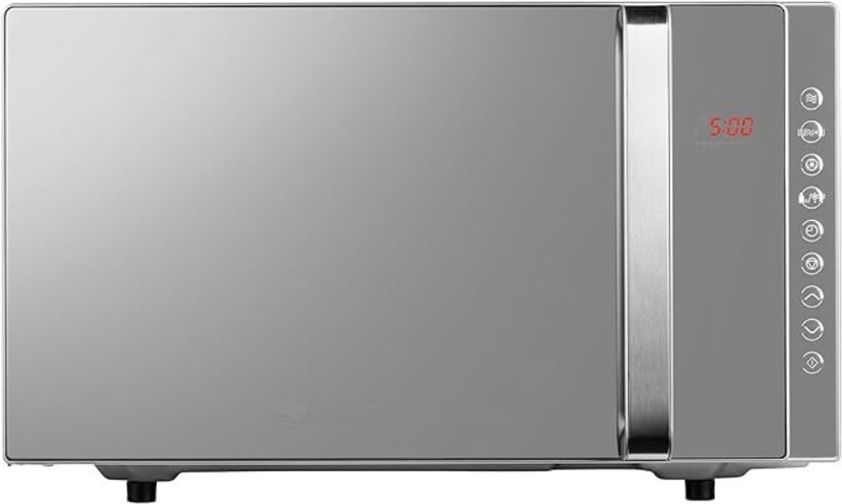 QORA® Heteluchtoven - Oven - Airfryer Oven - 23 Liter- 1200 Watt - Zilver - 41cm x 49cm x 29cm