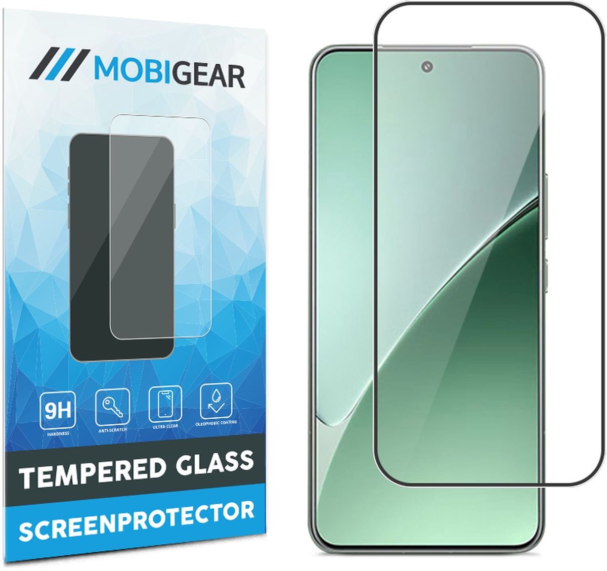 Mobigear Screenprotector geschikt voor Xiaomi 15T Pro Glazen | Mobigear Premium Screenprotector - Case Friendly