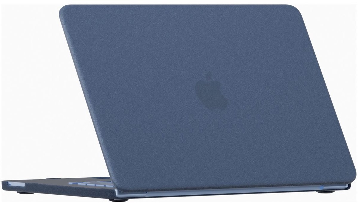 Mobigear Laptophoes geschikt voor Dunne Apple MacBook Neo 13 Inch (2026) Hoes Hardshell Laptopcover MacBook Case | Mobigear Ultra Thin - Indigo - Model A3404 | Blauw