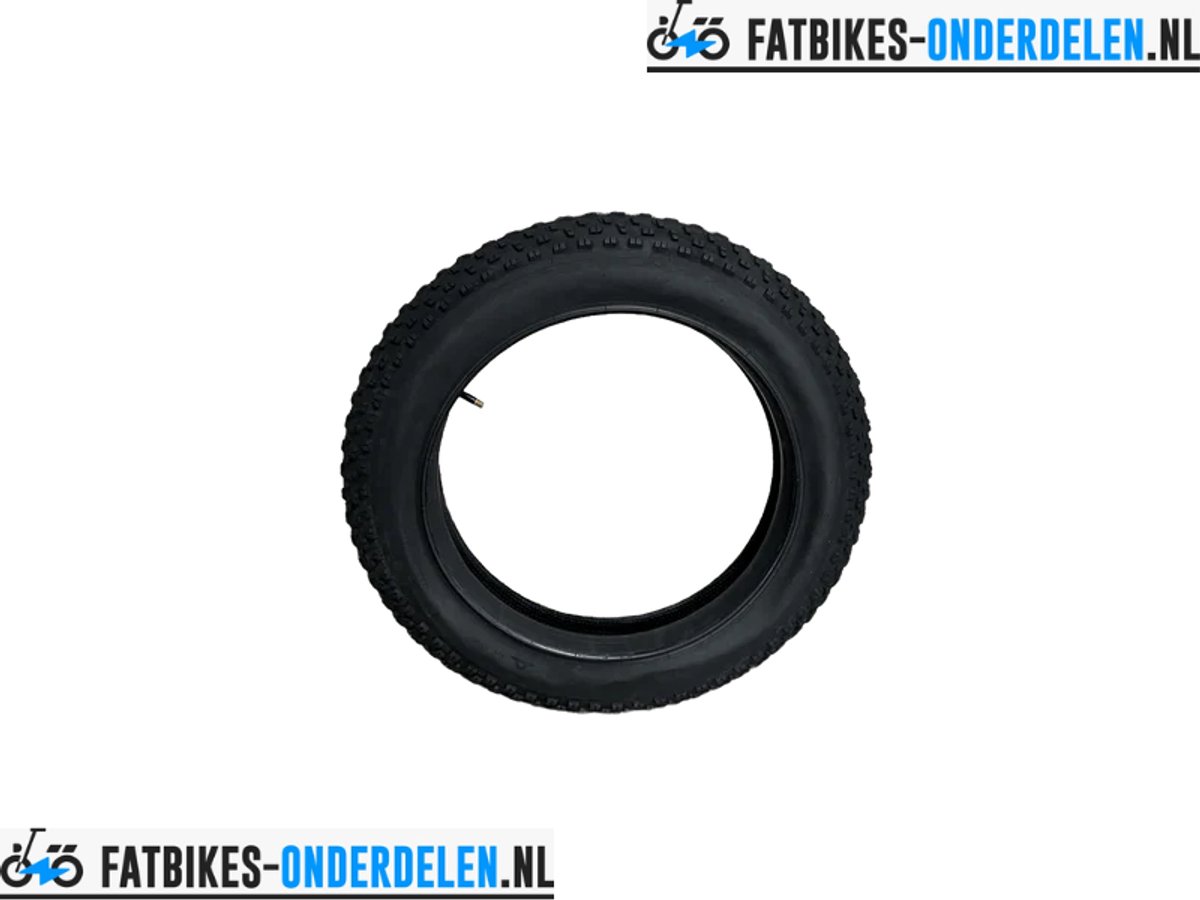 20 x 4.0 Fatbike buitenband - zwarte noppenband zonder bedrukking - robuust & offroad-ready - FATBIKES-ONDERDELEN.NL