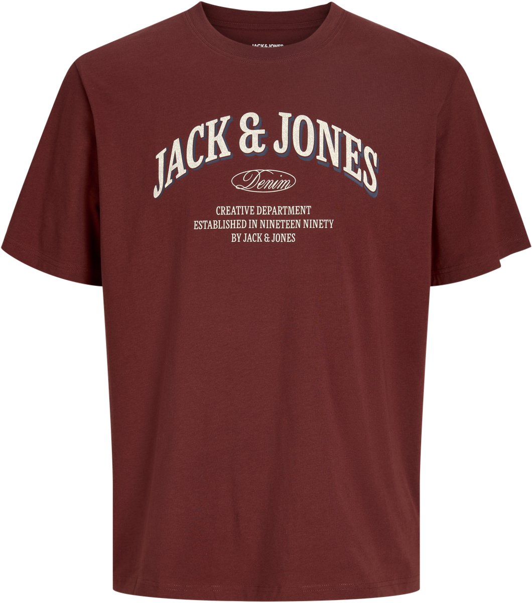 JACK & JONES - JJEDENVER LOGO TEE SS O-NECK SN Heren T-shirt