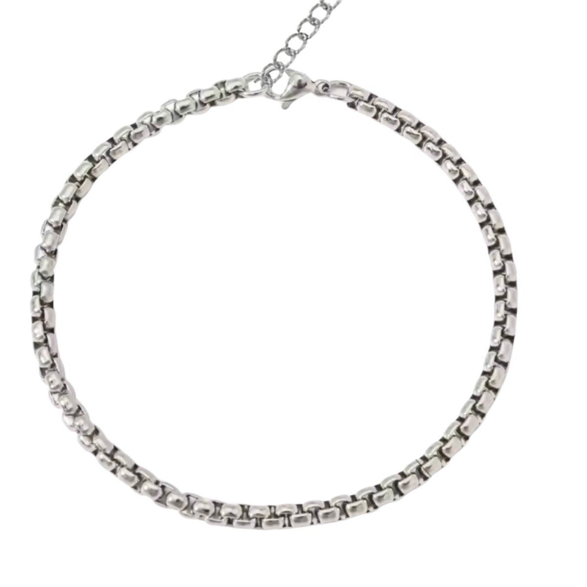 RVS Enkelbandje 28-31cm Schakel - extra lang- Charme Bijoux