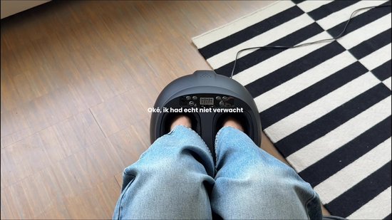 Northwall Voetmassage Apparaat - Shiatsu Voetmassage Met Luchtcompressie en Infrarood Warmte - Voor Verbeterde Bloedcirculatie, Ontspanning En Herstel - Inclusief Afstandsbediening