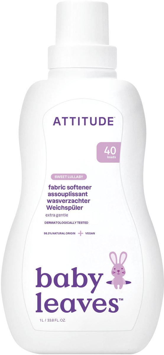 ATTITUDE - Baby Leaves Fabric Softener Sweet Lullaby (6x)