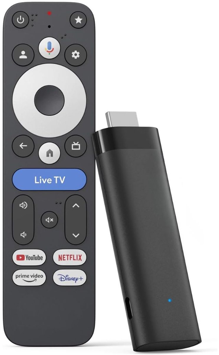SP® Chromecast - Chromecast voor Tv - Media Streamer - Zwart - 9cm x 3cm x 19cm
