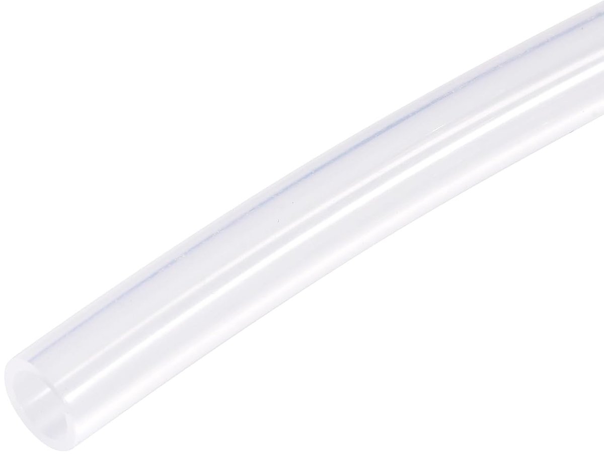 sourcing map PTFE buis voor hoge temperaturen, buis, multifunctioneel, 3 mm ID x 5 mm, transparant