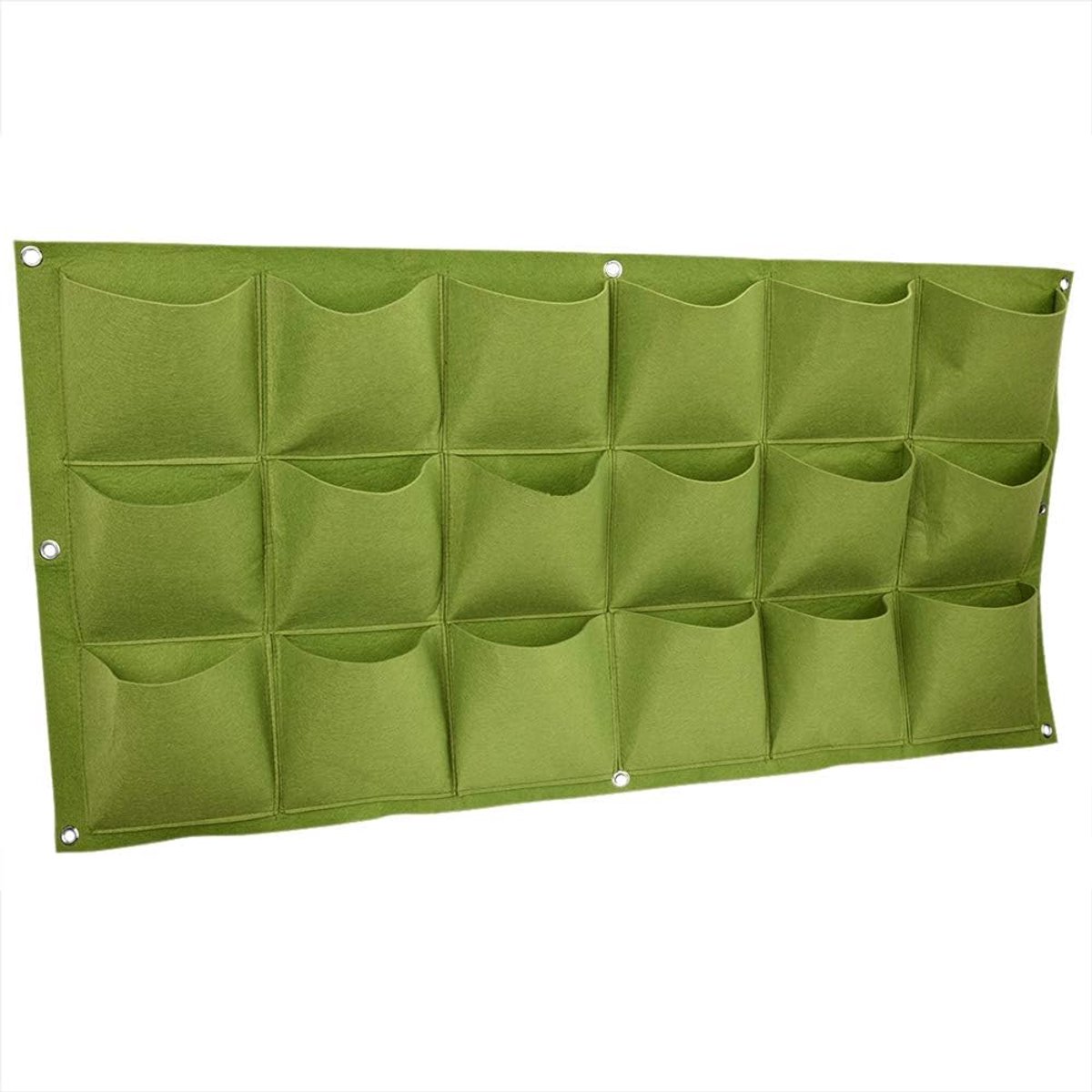 Zakken, 18 zakken Verticale vergroening hangende muur Outdoor Garden Grow Plant Bags Planter