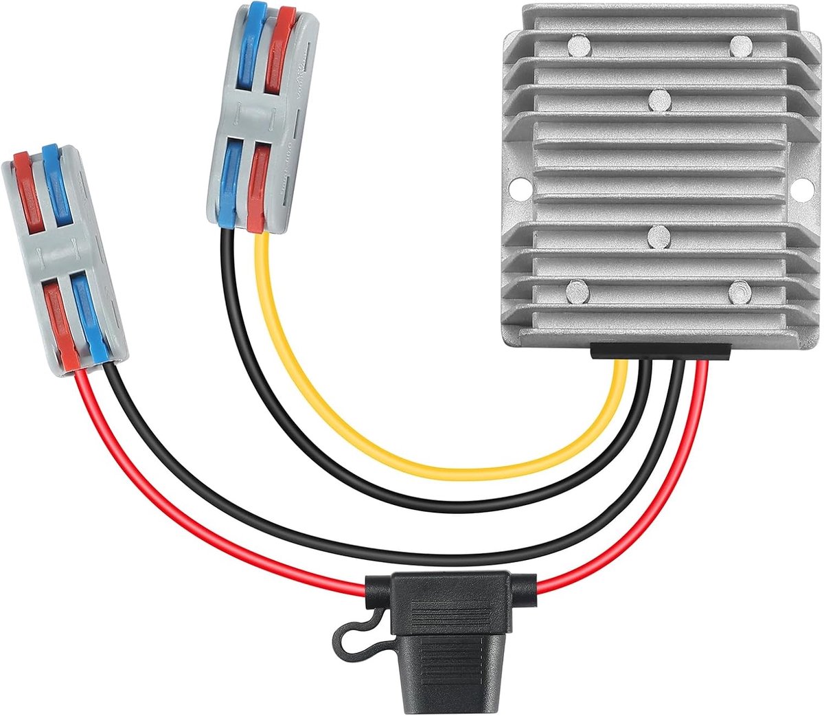 48V 60V naar 12V Spanningsverlagende Omzetter 20A 240W,DC 20 en 90 volt naar 12V Waterdichte Spanningsregelaar voor E-bike,Scooters,Zonnepaneel, Elektrische boot