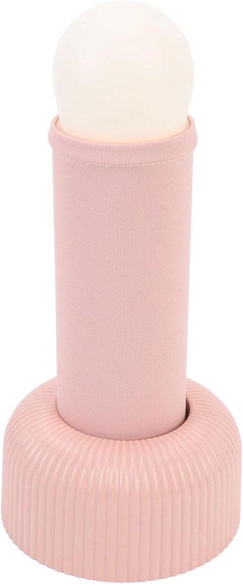 Oplaadbaar Nachtlampje - Handlampje LED - Slaapkamer Verlichting - Neerklapbare Tuimelschakelaar - 1200 mAh Batterij - Roze