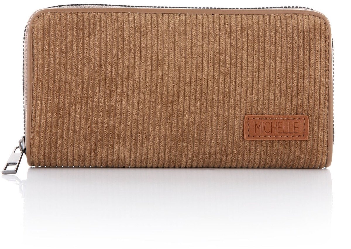 Sunset Fashion Portemonnee Corduroy camel 20x10cm