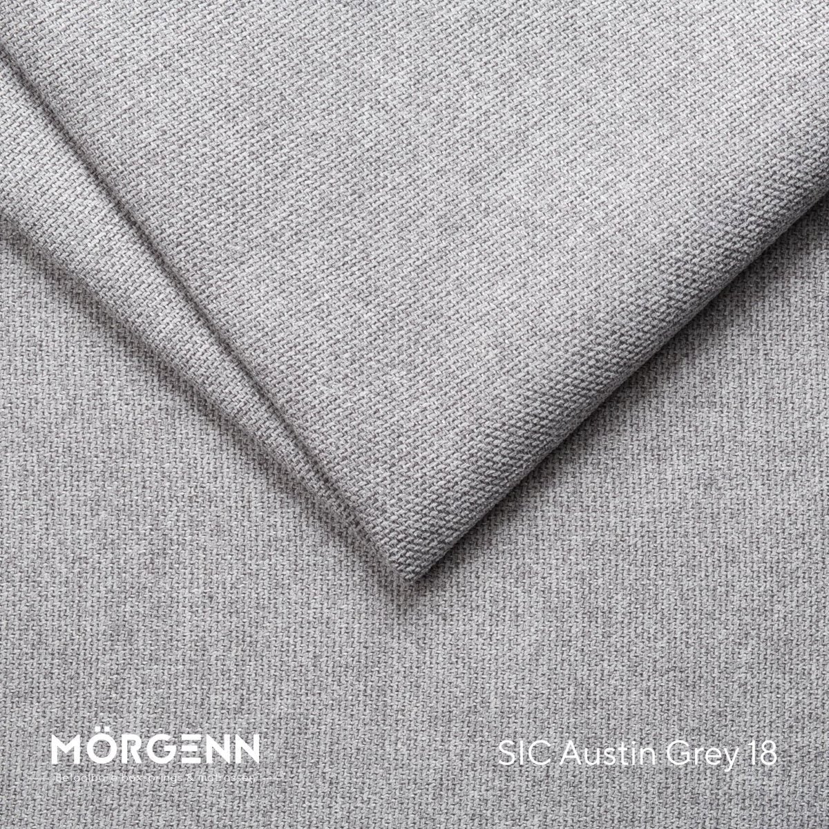 Mörgenn SIC Austin Stofstaal - Meubelstof voor Boxspring en Bed - Grey 18