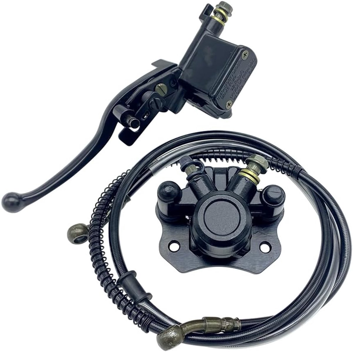 rem-hoofdcilinder en achterremklauw geschikt voor Chinese ATV Quad ATV Taotao Coolster Vitacci Peace SunL Roketa Kazuma Baja NST Icebear Go-Kart Dune Buggy 50cc-250cc