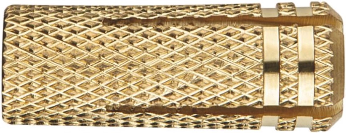Fixing Systems Tala - 100 Tacos Pack voor verlichtingsfixes in Macizo -materialen (messing, M8 x 28 mm, 10 mm diameter)
