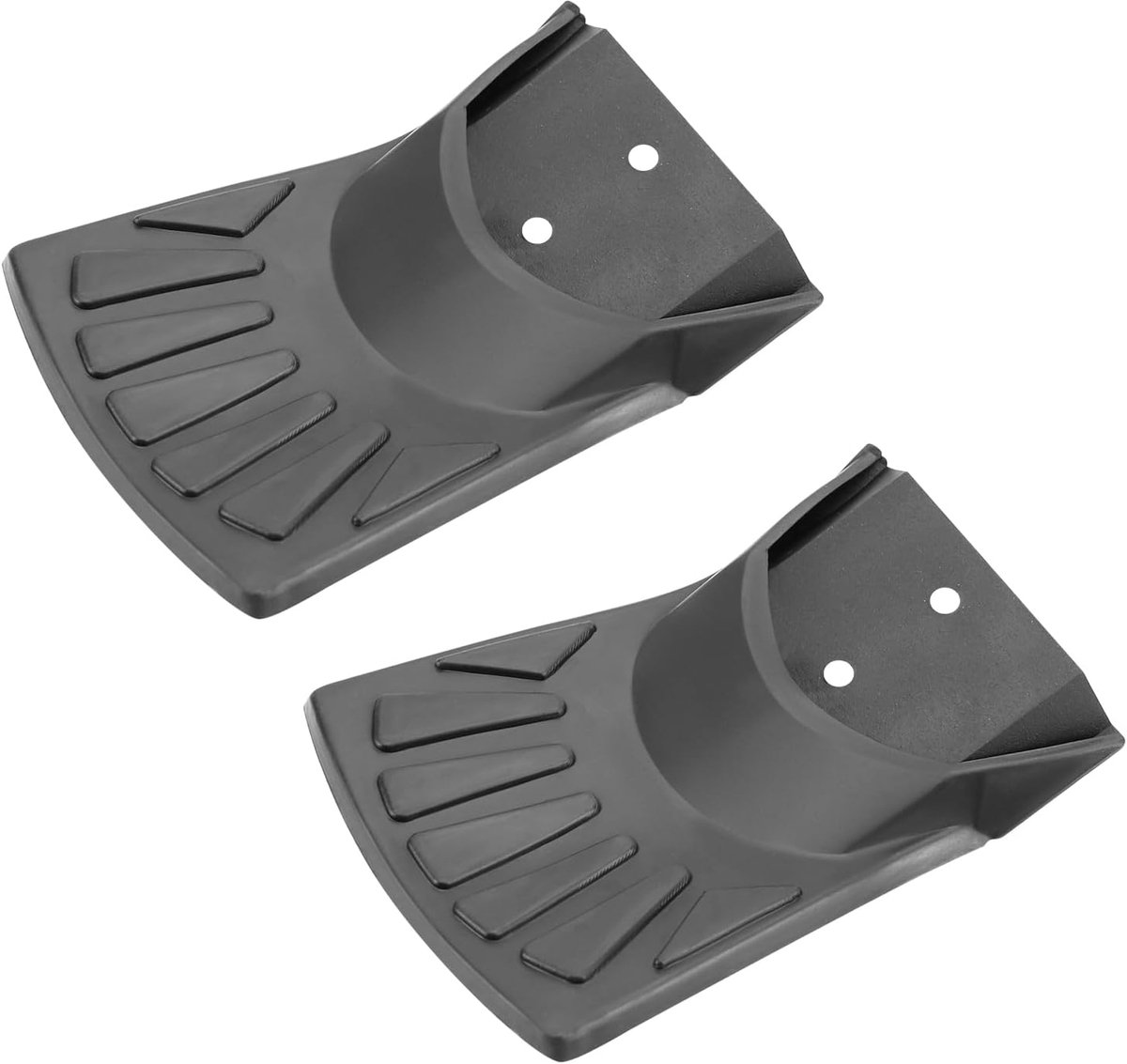 2 stuks MTB racefiets spatbord staart fiets beschermhoes visstaart afdekking rubberen bescherming voor MTB racefiets onderdeel accessoires tegen spatwater vuil 11 x 8/9,5 x 6,5 cm, zwart