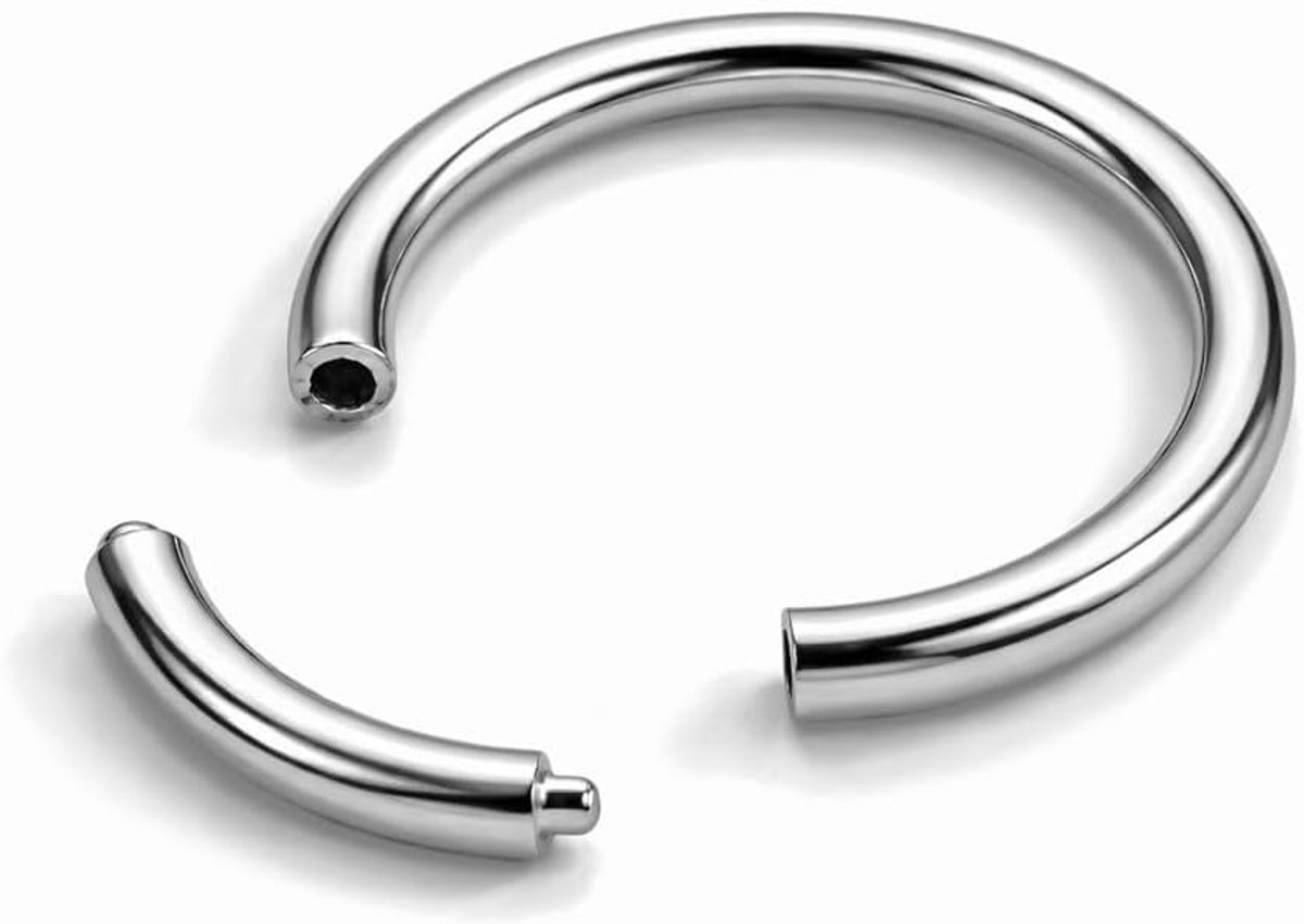 Titanium G23 segmentring piercing ring segment roestvrij staal 316L neus septum oor helix lip wenkbrauw intieme borst tragus piercing ring neusring hoepel