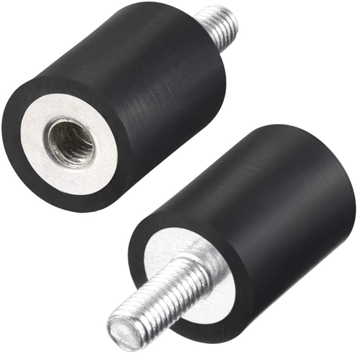 sourcing map 2 stuks M5 stekker bus rubberen lagers schokdemper voor motor generator compressor garage omgekeerde osmose pomp slagluchtgenerator autospoelen D15 mm x H 20 mm