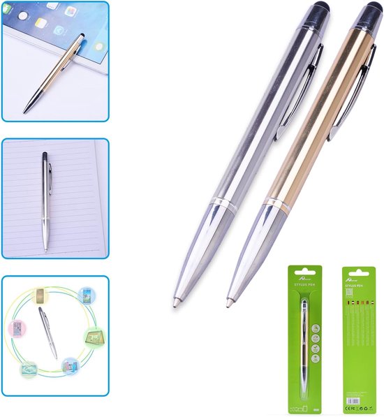 touchscreen pen, Home 2024 Preuim 2 in 1 rubber stylus touchpen in 5/3 mm, universele pen voor alle mobiele telefoons/tablets/smartphones, iPhone/iPad/Samsung/Huawei/Xiaomi- goud — afbeelding 5