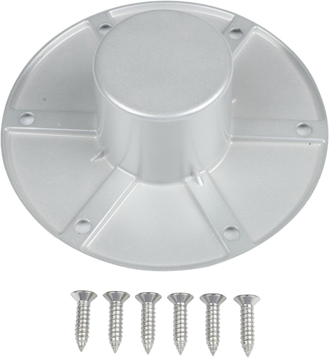 Floor Mount Tafelvoetstuk Base Aluminium Ondersteuning Been Base voor RV Boot Trailer Camping Tafel met 5.91 Inch Buitendiameter