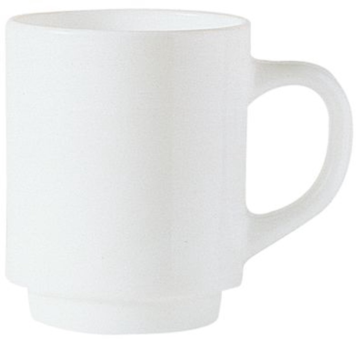 Arcoroc Bock Mug Melkwit 29cl Horeca