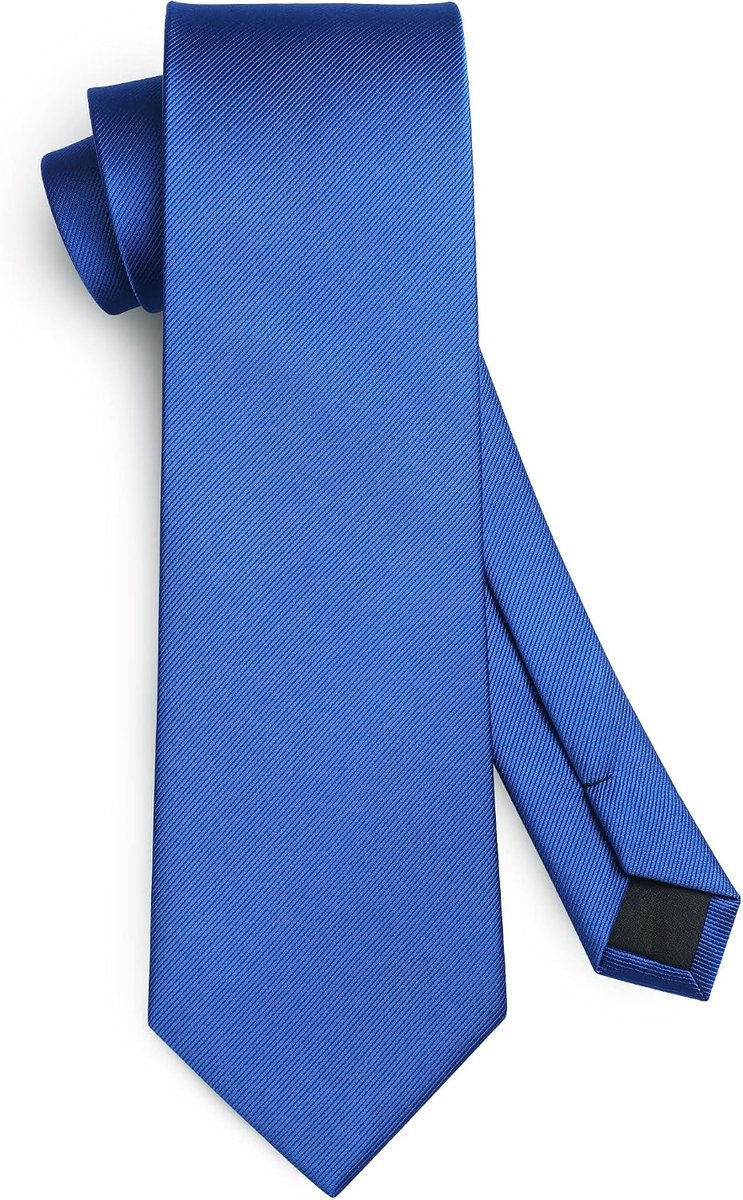 Effen kleur bruiloft stropdas en pochet, stropdas clip set voor mannen