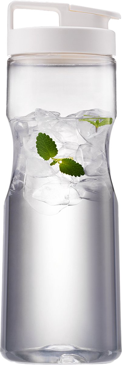 Lock&Lock Waterkan met deksel - Schenkkan - Limonadekan - Sapkan - Waterkaraf - 1.5 Liter - Kunststof - BPA vrij - PFAS vrij - Lekvrij - Transparant