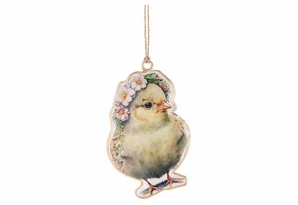 Hanger Vintage Chick Geel 6x,5xh10cm Ema Ille