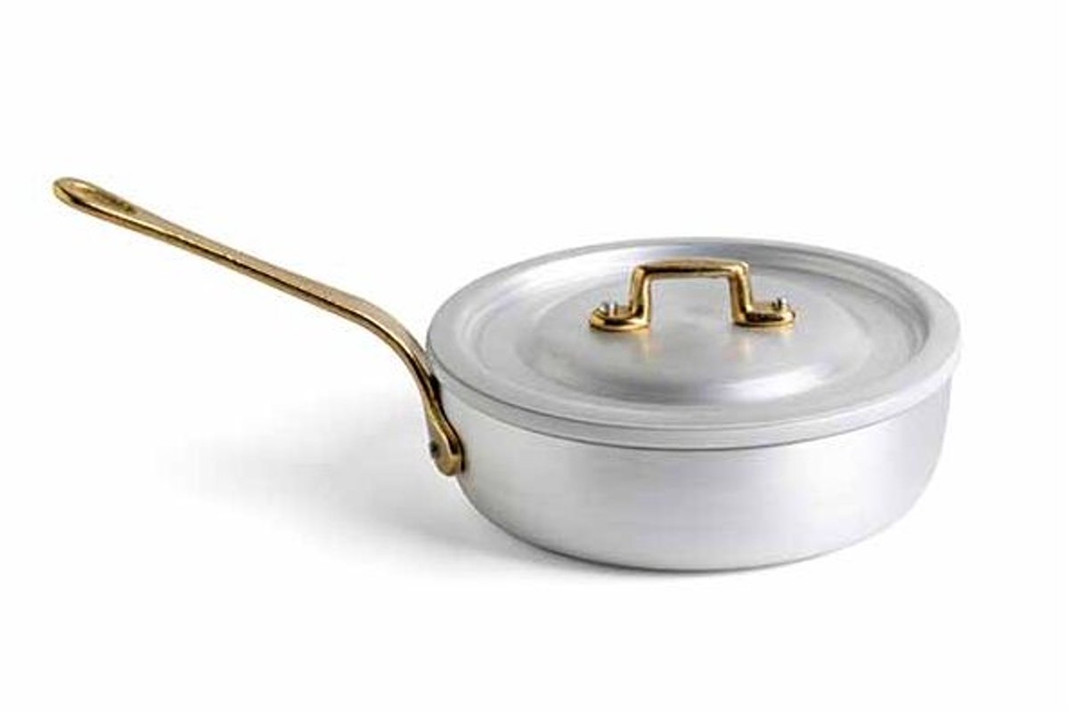 Heritage Mini Steelpan 25,8x15,2xh10cm Met Porseleinen Inzet + Deksel