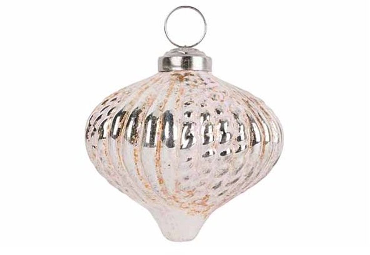 Hanger Tol Rose Goud 8x8xh7,5cm Glas